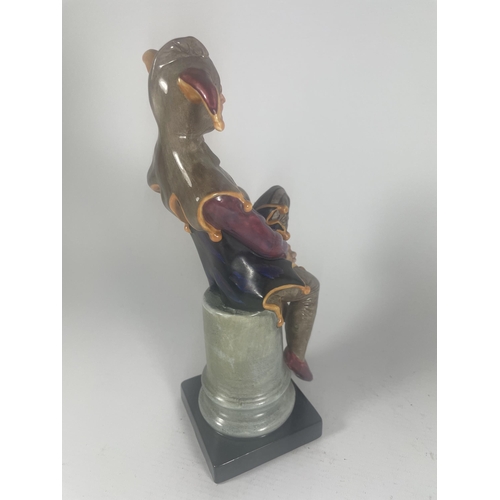 729 - A ROYAL DOULTON 'JESTER' HN2016 FIGURE (SECONDS)