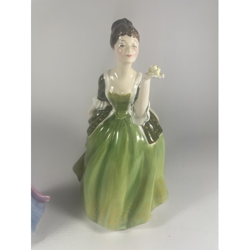 734 - TWO ROYAL DOULTON LADY FIGURES - PRETTY LADIES AMY & FLEUR HN2368