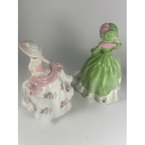 738 - TWO ROYAL WORCESTER FIGURES - SWEET HOLLY & FURTHER LIMITED EDITION FIGURE