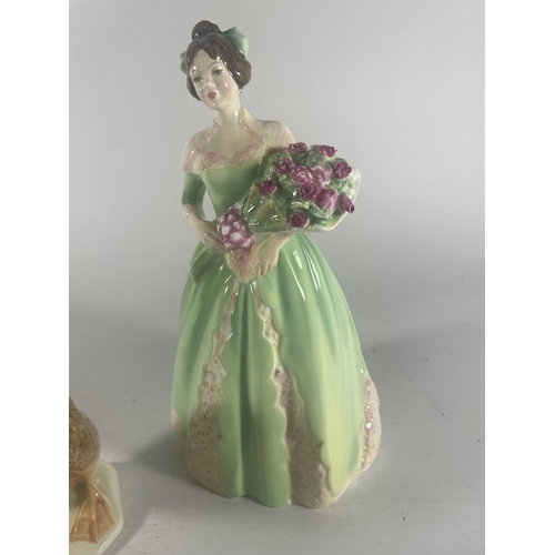 774 - TWO ITEMS - A BESWICK DUCK & A ROYAL DOULTON HAPPY BIRTHDAY HN3660 FIGURE