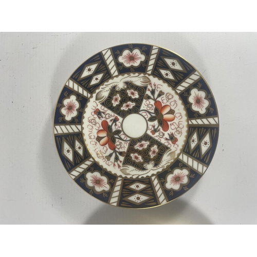 776 - TWO ROYAL CROWN DERBY IMARI SIDE PLATES - '1128' & '2451' PATTERNS