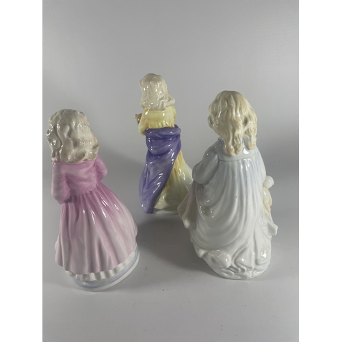 779 - THREE ROYAL DOULTON FIGURES - HOPE HN3061, CHARITY 3067 & FAITH HN3082