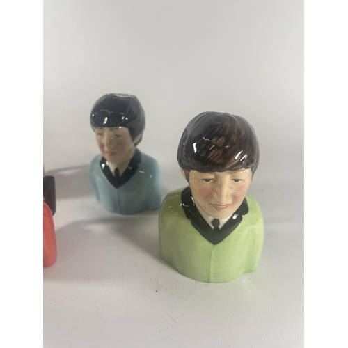 780 - A SET OF FOUR BAIRSTOW LIMITED EDITION BEATLES TOBY JUGS