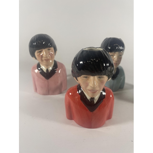 780 - A SET OF FOUR BAIRSTOW LIMITED EDITION BEATLES TOBY JUGS