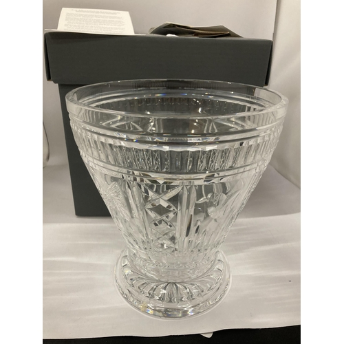 42 - A BOXED WATERFORD CRYSTAL TOASTS TO THE YEAR 2000 GLASS MILLENIUM CHAMPAGNE BUCKET