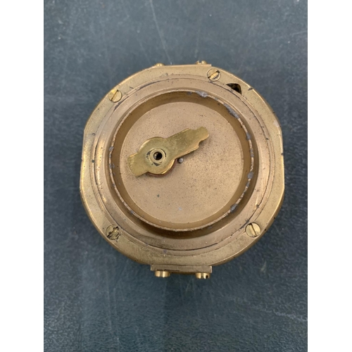 161 - A STANLEY OF LONDON BRASS NATURAL SINE COMPASS