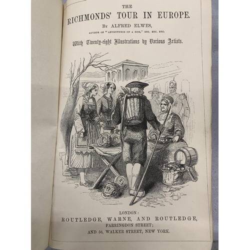 282 - AN 1860'S BOOK 'RICHMOND'S TOUR IN EUROPE'