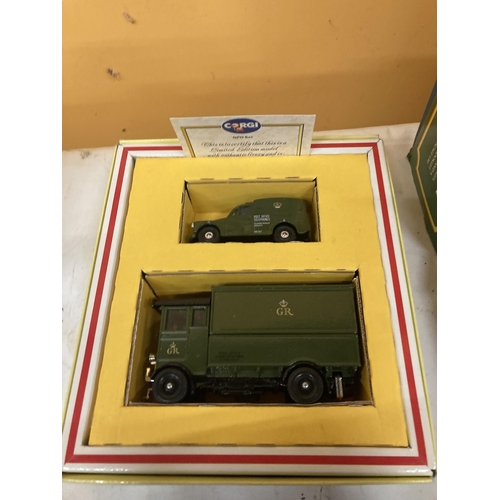 878 - A GROUP OF FOUR BOXED CORGI DIECAST MODELS