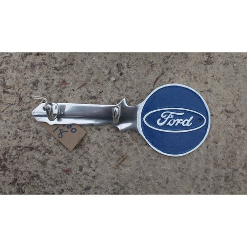 1460 - ALUMINIUM FORD KEY HANGER NO VAT