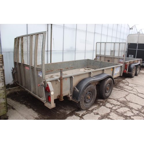 226 - IFOR WILLIAMS GD105 TWIN AXLE TRAILER WITH ALUMINIUM FLOOR  + VAT