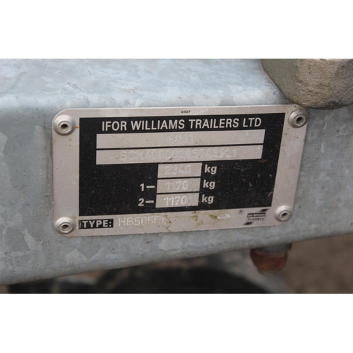 229A - IFOR WILLIAMS CLASSIC HB505 HORSE TRAILER  NO VAT