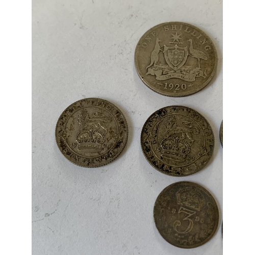 383A - EIGHT BRTISH COINS 1920 - 1942