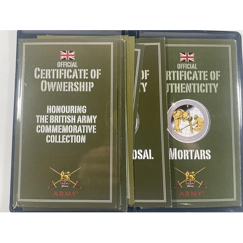 385 - THE WESTMINSTER COLLECTION “HONOURING THE BRITISH ARMY COMMEMORATIVE COLLECTION” . 20 ITEMS IN TOTAL... 