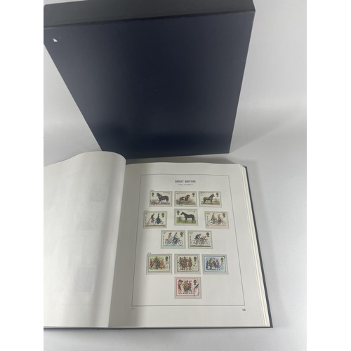 403 - GREAT BRITAIN , THE BOXED STANLEY GIBBONS VOL 1 ALBUM , QV – QE11 . INCLUDES EV11 2/6D , GOOD RANGE ... 