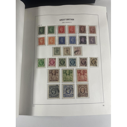 403 - GREAT BRITAIN , THE BOXED STANLEY GIBBONS VOL 1 ALBUM , QV – QE11 . INCLUDES EV11 2/6D , GOOD RANGE ... 