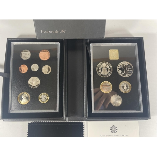 431 - UK THE 2017 UNITED KINGDOM COLLECTOR PROOF SET . BOXED WITH COA