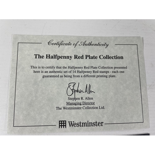 442 - GB THE HALFPENNY RED PLATE COLLECTION