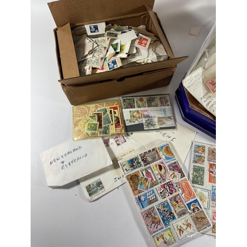 444A - A COLLECTION OF VARIOUS STAMPS FROM AROUND THE WORLD