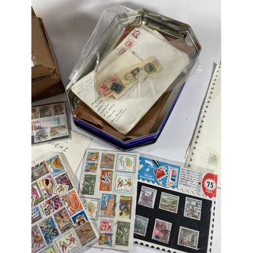 444A - A COLLECTION OF VARIOUS STAMPS FROM AROUND THE WORLD