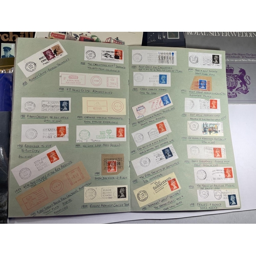 449 - MIXED LOT TO INCLUDE A BOOK OF POSTMARKS , AN UNOPENED BOOK “THE BRITISH SEASON” , THE CHANNEL TUNNE... 