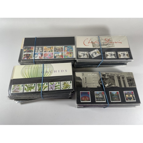 461 - GB A SELECTION OF PRESENTATION PACKS , FACE VALUE £229.49