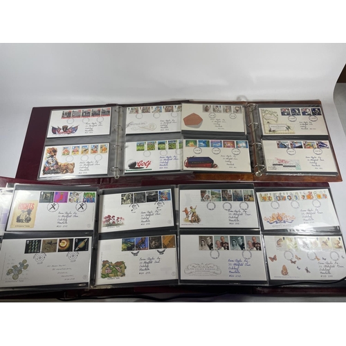 466 - FOUR  ALBUMS OF BRITISH FIRST DAY COVERS