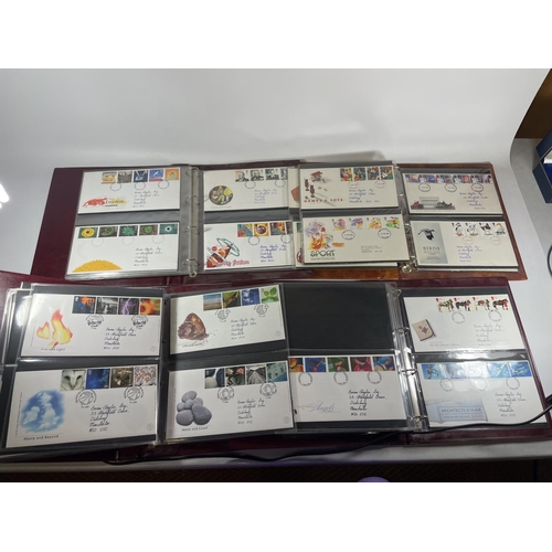 466 - FOUR  ALBUMS OF BRITISH FIRST DAY COVERS