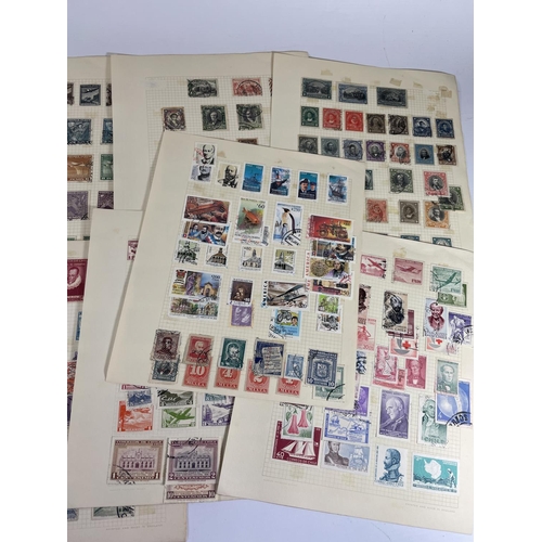 472 - A COLLECTION OF CHILEAN STAMPS