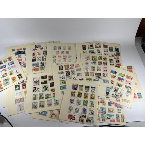 473 - A COLLECTION OF CUBAN STAMPS