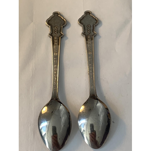 630 - TWO VINTAGE ROLEX BUCHERER SPOONS