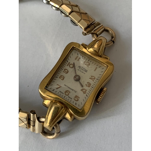 665 - TWO VINTAGE LADIES WATCHES - MEDANIA & EVERITE