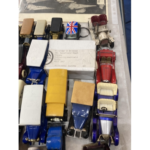 1009 - A QUANTITY OF VINTAGE CARS AND VANS TO INCLUDE LLEDO, ETC