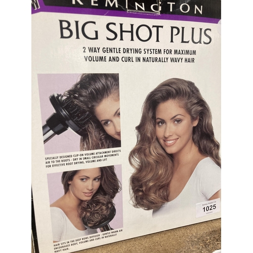 1025 - A BOXED REMINGTON BIG SHOT PLUS DRYING SYSTEM