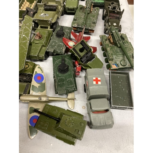 1044 - A QUANTITY OF MATCHBOX MODEL MILITARY VEHICLES