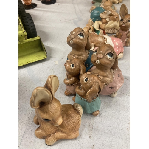 1120 - A QUANTITY OF PENDELFIN RABBITS