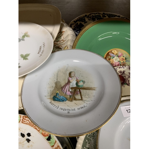 1235 - A VERY LARGE QUANTITY OF COLLECTOR'S PLATES TO INCLUDE ROYAL DOULTON COTTAGE PLATES, WEDGWOOD CAULDR... 