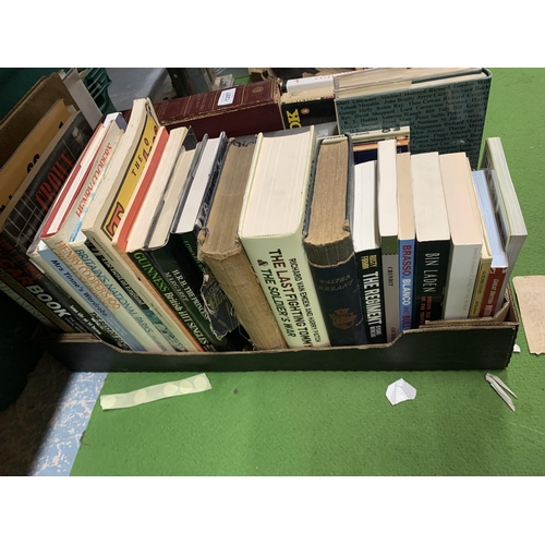 1287 - A LARGE QUANTITY OF NON FICTION BOOKS TO INCLUDE BIOGRAPHYS, DICTIONARIES, ETC