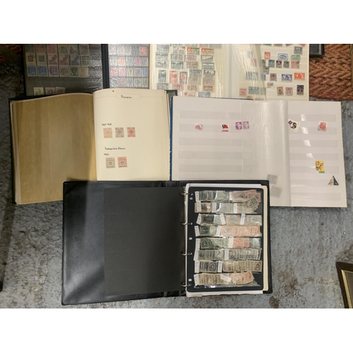 376 - A LARGE QUANTITY OF WORLD STAMPS IN ALBUMS - 11 ALBUMS IN QUANTITY