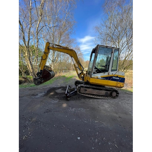 177 - KOMATSU PC20 DIGGER NO VAT