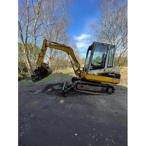 177 - KOMATSU PC20 DIGGER NO VAT