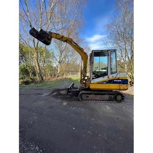 177 - KOMATSU PC20 DIGGER NO VAT