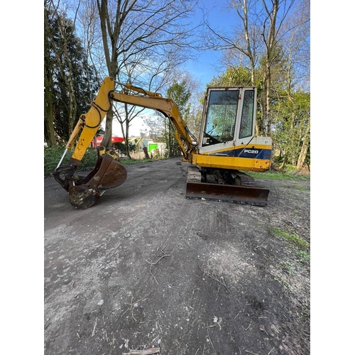 177 - KOMATSU PC20 DIGGER NO VAT