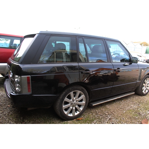 164 - A RANGE ROVER V8 SC AUTOMATIC MOT 22/9/23 LS07 FSG FIRST REG 19/06/07 PART SERVICE HISTORY APPROX 12... 