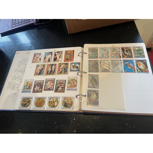 320A - THE ROYAL FAMILY STAMP ALBUM OF WORLD STAMPS - RUSSIA, MONGOLIA. VAE ETC