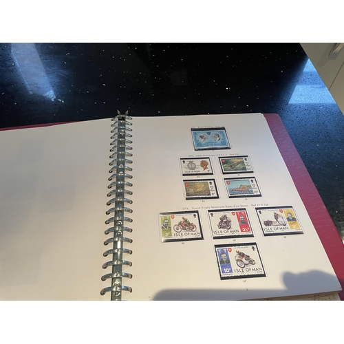 360A - THE STANLEY GIBBONS ISLE OF MAN STAMP ALBUM 80% COMPLETE