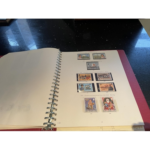 360A - THE STANLEY GIBBONS ISLE OF MAN STAMP ALBUM 80% COMPLETE