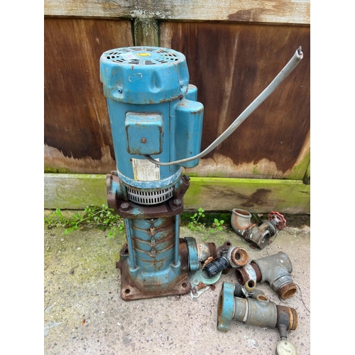 307 - A GEC SINGLE PHASE WATER PUMP  NO VAT