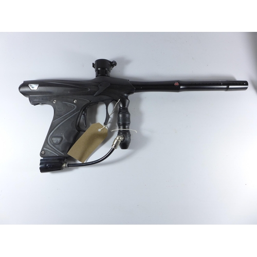 381 - A BOXED PROTO PAINTBALL SLG GUN, 27CM BARREL, LENGTH 47CM