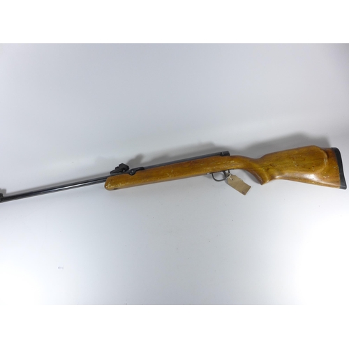 399 - A WEBLEY SCOTT OSPREY .22 CALIBRE AIR RIFLE, 47CM BARREL, LENGTH 110CM (A/F)