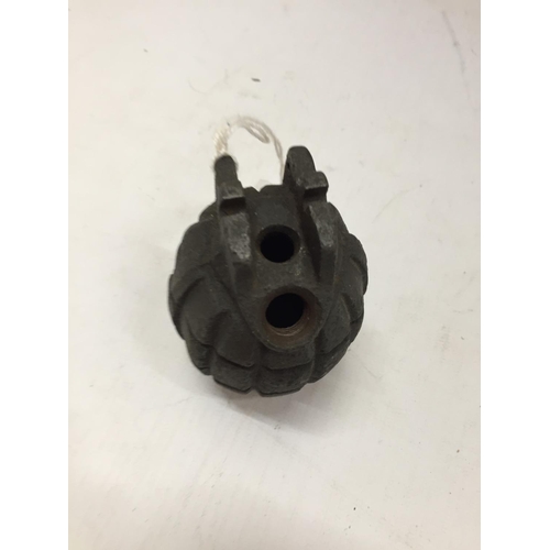 358 - AN INERT GRENADE, HEIGHT 9CM